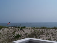 Bay Head Beachhouse, view from porch