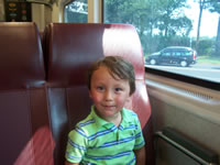 On the train