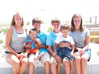 Group photo on the porch in Bay Head