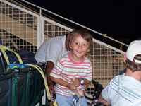 August 2006 Photos: Alex at the Isotopes game.