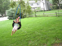 August 2006 Photos: Tire swing!