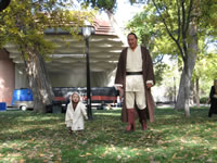 October 2006: Max and Chris at the Zoo Boo in Albuquerque.