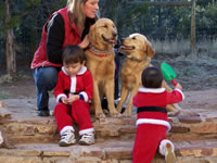 November 2006: Santas and puppies