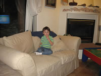 November 2006: Alex in the family room