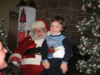 December 2006: Alex and Santa