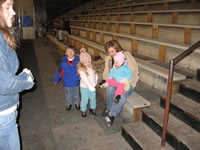 January 2007: Ice skating with our friends