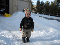 January 2007: Max all bundled up!