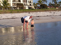 February 2007: Grandpa and Max.