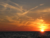 February 2007: Sunset on the Gulf of Mexico