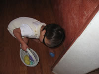 April 2007: Max finds another egg!