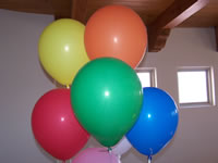 June 2007: Balloons at Alex's party