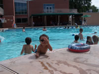 August 2007: Swimming at Four Hills