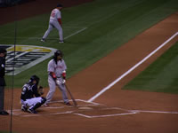 October 2007: Manny Ramirez at bat for the Sox