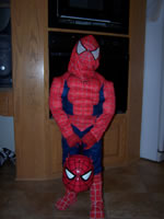 October 2007: Halloween: Alex is Spiderman!!