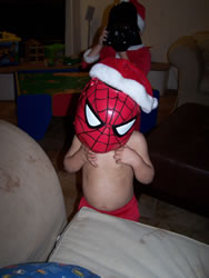 December 2007: Spidey Santa!!!!!