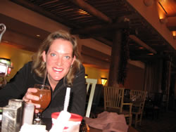 January 2008: Cyndi (that's an Arnold Palmer)