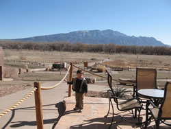 January 2008: Max with the Sandias