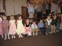 April 2008: Alex's pre-k class at their Spring musical performance