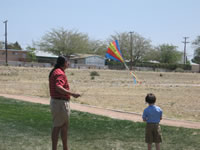 April 2008: Flying the kite