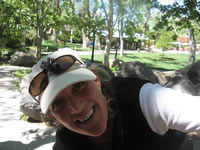 May 2008: Max took a photo of Cyndi at the zoo