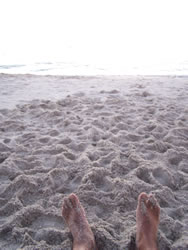 November 2008: Beach feet