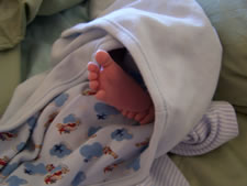 July 2010: Baby feet