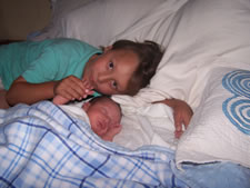 July 2010: Alex and Zeke