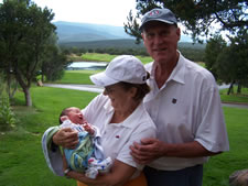 July 2010: With Nana and Grandpa at Paa-Ko