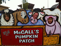 October 2011: Fun at a local farm