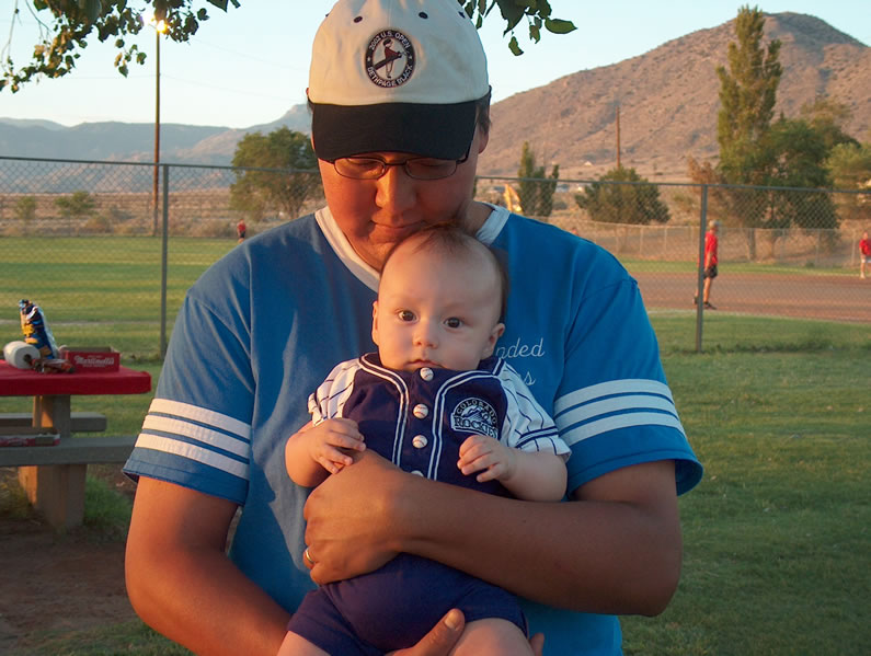 Softball game.