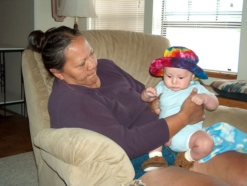 Alex and Grandmama in Durango.