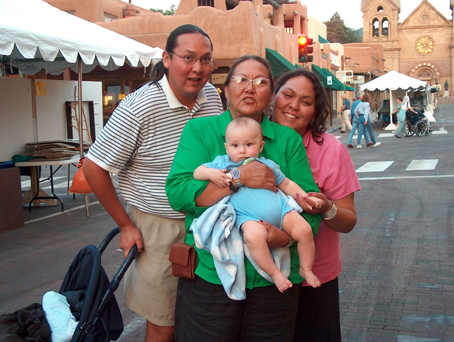 Indian Market in Santa Fe.