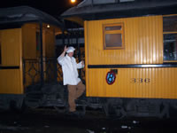 November 2007: The Polar Express train in Durango the night after Thanksgiving. These images do not do it justice!!! It was very cols and snowy. The steam billowed out of the train engine. Everything was lit up by the full moon upon the snow. It was extraordinary.